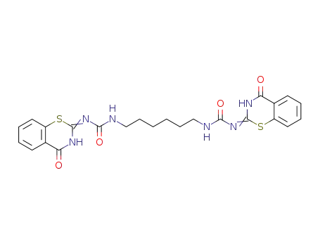 3,3'-bis-(4-oxo-4<i>H</i>-benzo[<i>e</i>][1,3]thiazin-2-yl)-1,1'-hexane-1,6-diyl-bis-urea
