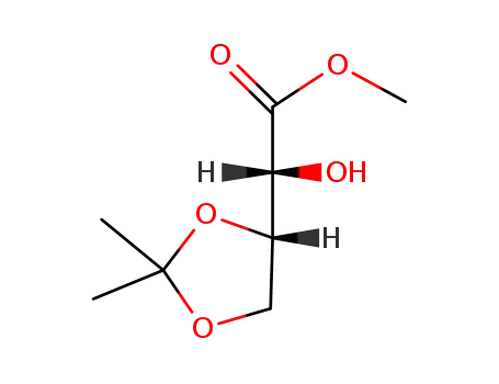 Molecular Structure of 92973-40-5 (METHYL 3,4-O-ISOPROPYLIDENE-L-THREONATE)