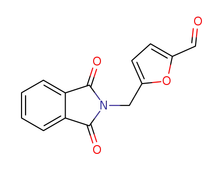 Molecular Structure of 116750-06-2 (5-[(1,3-DIOXO-1,3-DIHYDRO-2H-ISOINDOL-2-YL)METHYL]-2-FURALDEHYDE)