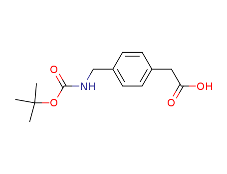 2-(4-(((tert-Butoxycarbonyl)amino)methyl)phenyl)acetic acid