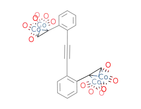 Molecular Structure of 252329-39-8 ([((Co(CO)3)2)2(HCCC<sub>6</sub>H<sub>4</sub>C)2])