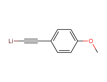 Molecular Structure of 52999-18-5 (Lithium, [(4-methoxyphenyl)ethynyl]-)