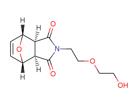 Molecular Structure of 916852-34-1 (N-[2-(2-hydroxyethoxy)ethyl]-exo-3,6-epoxy-1,2,3,6-tetrahydrophthalimide)