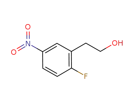 Molecular Structure of 1021389-31-0 (2-(2-FLUORO-5-NITROPHENYL)ETHANOL)