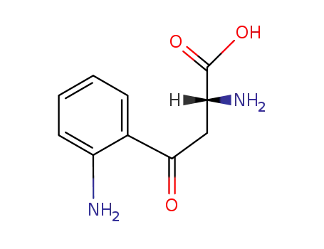 Molecular Structure of 13441-51-5 (D-KYNURENINE)
