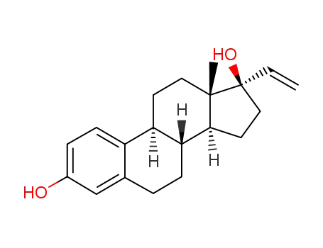 Molecular Structure of 7678-95-7 (17α-vinylestradiol)