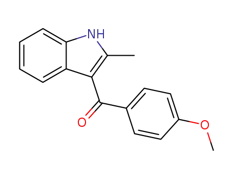 Molecular Structure of 26211-90-5 ((4-METHOXY-PHENYL)-(2-METHYL-1H-INDOL-3-YL)-METHANONE)