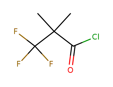 Molecular Structure of 1163707-53-6 (3,3,3-Trifluoro-2,2-dimethylpropanoyl chloride)