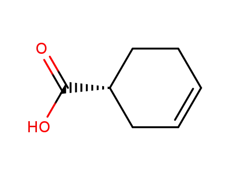 Molecular Structure of 5709-98-8 ((R)-(+)-3-CYCLOHEXENECARBOXYLIC ACID)