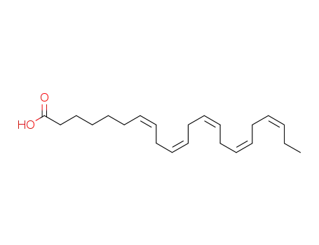 Molecular Structure of 2234-74-4 (CIS -7,10,13,16,19-DOCOSA- PENTAENOIC ACID)