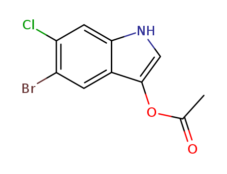 1H-Indol-3-ol, 5-bromo-6-chloro-, 3-acetate