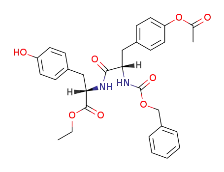 <i>N</i>-(<i>O</i>-acetyl-<i>N</i>-benzyloxycarbonyl-L-tyrosyl)-L-tyrosine ethyl ester