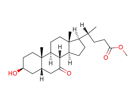 (R)-4-((3S,5S,8R,9S,10S,13R,14S,17R)-3-Hydroxy-10,13-dimethyl-7-oxo-hexadecahydro-cyclopenta[a]phenanthren-17-yl)-pentanoic acid methyl ester