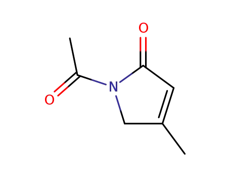 Molecular Structure of 34581-92-5 (1-ACETYL-4-METHYL-2,5-DIHYDRO-1H-PYRROL-2-ONE)