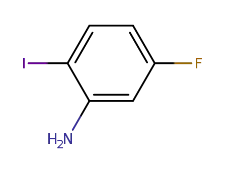 Molecular Structure of 255724-71-1 (5-FLUORO-2-IODOANILINE)