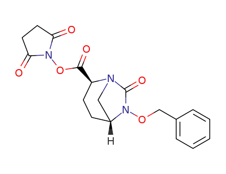 (2S,5R)-6-benzyloxy-7-oxo-1,6-diazabicyclo[3.2.1]octan-2-carboxylic acid 2,5-dioxopyrrolidin-1-yl ester