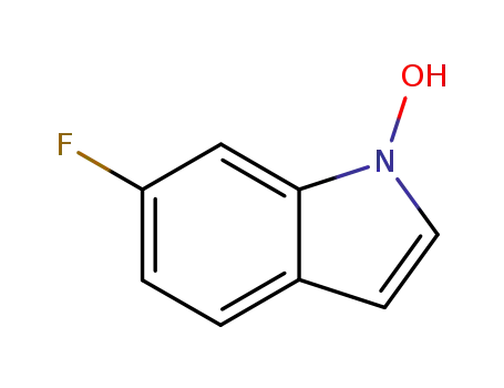 Molecular Structure of 96631-93-5 (1H-Indole,6-fluoro-1-hydroxy-(9CI))