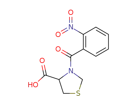 N-(2-nitrobenzoyl)thiazolidine-4-carboxylic acid
