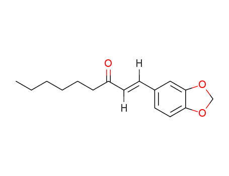 Molecular Structure of 69232-98-0 (1<i>t</i>-benzo[1,3]dioxol-5-yl-non-1-en-3-one)