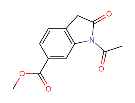 1-Acetyl-2,3-dihydro-2-oxo-1H-indole-6-carboxylic acid methyl ester