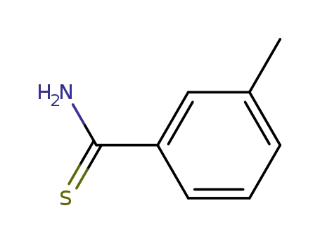 Molecular Structure of 2362-63-2 (3-METHYL-THIOBENZAMIDE)