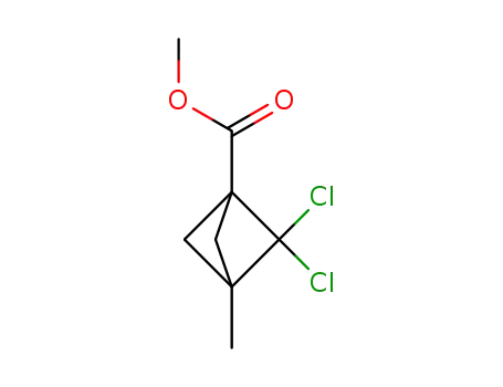 Molecular Structure of 30494-14-5 (Bicyclo[1.1.1]pentane-1-carboxylic acid, 2,2-dichloro-3-methyl-, methyl
ester)
