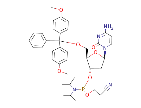 (2R,3S,5R)-5-(4-AMINO-2-OXOPYRIMIDIN-1(2H)-YL)-2-((BIS(4-METHOXYPHENYL)(PHENYL)METHOXY)METHYL)TETRAHYDROFURAN-3-YL 2-CYANOETHYL DIISOPROPYLPHOSPHORAMIDITE