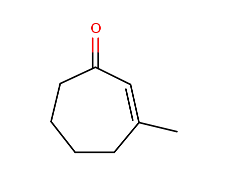 Molecular Structure of 14525-83-8 (2-Cyclohepten-1-one, 3-methyl-)