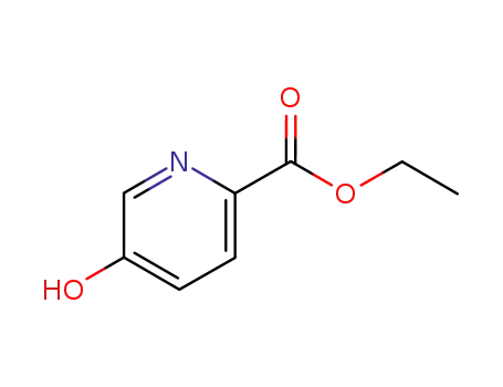 Molecular Structure of 65275-12-9 (5-HYDROXYPYRIDINE-2-CARBOXYLIC ACID ETHYL ESTER)