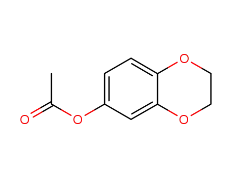 Molecular Structure of 7159-14-0 (6-Hydroxy-1,4-benzodioxane 6-Acetate)
