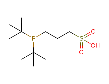 Molecular Structure of 1055888-89-5 (Di-t-butyl(3-sulfonatopropyl)phosphine, min. 98%)