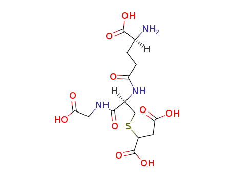 Molecular Structure of 1115-52-2 (S-(1,2-DICARBOXYETHYL)GLUTATHIONE)