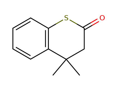 2H-1-Benzothiopyran-2-one, 3,4-dihydro-4,4-dimethyl-