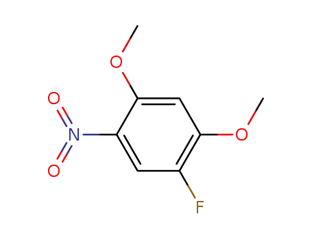 Molecular Structure of 195136-62-0 (2,4-DIMETHOXY-5-FLUORONITROBENZENE)