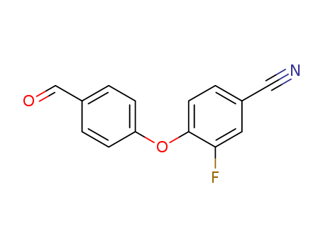 3-fluoro-4-(4-formylphenoxy)benzonitrile