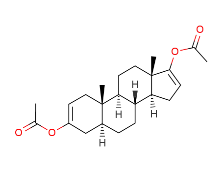 Molecular Structure of 28312-74-5 (5α-Androsta-2,16-diene-3,17-diol diacetate)