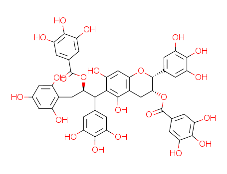 Benzoic acid,3,4,5-trihydroxy-,(1R,2S)-2-[(2R,3R)-3,4-dihydro-5,7-dihydroxy-3-[(3,4,5-trihydroxybenzoyl)oxy]-2-(3,4,5-trihydroxyphenyl)-2H-1-benzopyran-6-yl]-2-(3,4,5-trihydroxyphenyl)-1-[(2,4,6-trihy
