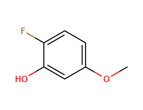 Molecular Structure of 117902-16-6 (2-Fluoro-5-methoxyphenol)