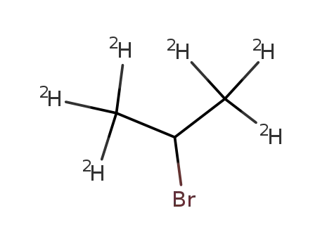 Molecular Structure of 52809-76-4 (2-BROMOPROPANE-1,1,1,3,3,3-D6)