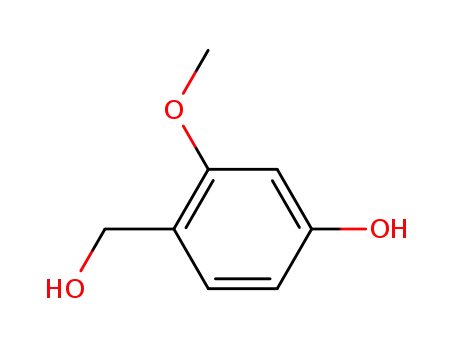 Molecular Structure of 119138-29-3 (4-HYDROXY-2-METHOXYBENZYL ALCOHOL)