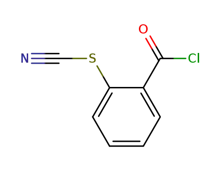 Molecular Structure of 1441-83-4 (Thiocyanic acid, 2-(chlorocarbonyl)phenyl ester)