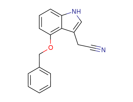 2-(4-(Benzyloxy)-1H-indol-3-yl)acetonitrile