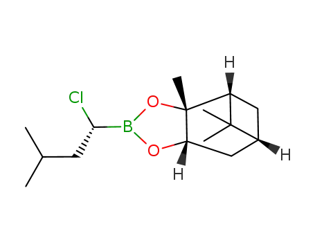 Molecular Structure of 1173167-09-3 (2-methyl-4-chloro-butylboronic acid-(-)-α-pinanediol ester)