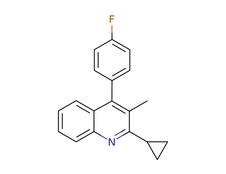 2-cyclopropyl-4-(4-fluorophenyl)-3-methylquinoline