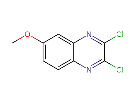 Molecular Structure of 39267-04-4 (2,3-Dichloro-6-methoxyquinoxaline)
