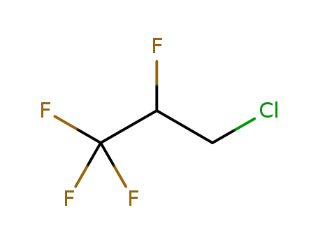 Molecular Structure of 151771-09-4 (1-chloro-2,3,3,3-tetrafluoropropane)