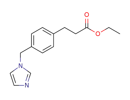 ethyl 3-<4-(1-imidazolylmethyl)phenyl>propionate