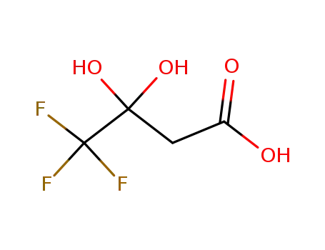 4,4,4-trifluoro-3,3-dihydroxy-butyric acid