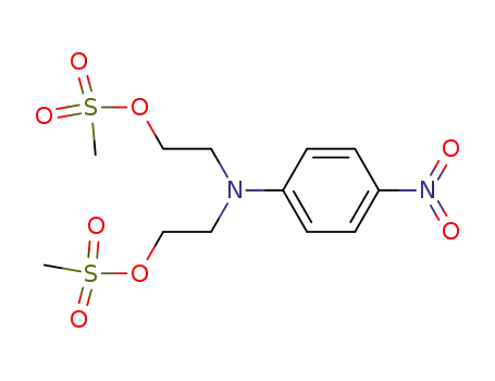 Molecular Structure of 23721-18-8 ([(4-nitrophenyl)imino]diethane-2,1-diyl dimethanesulfonate)