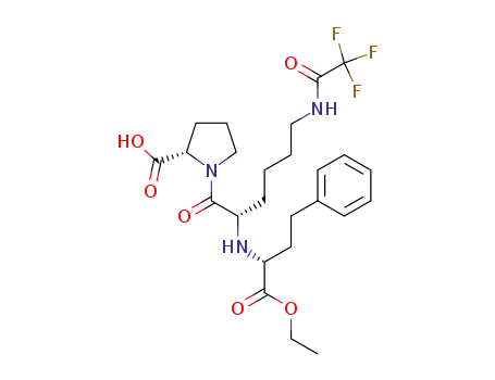 N<sup>ε</sup>-(trifluoroacetyl)-N<sup>α</sup>-<(R)-1-(ethoxycarbonyl)-3-phenylpropyl>-L-lysyl-L-proline